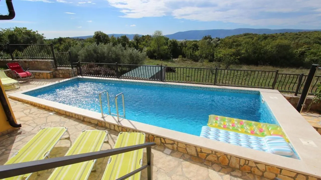 Romantic Villetta With Pool, Large Garden With Olive Trees Near The Beach - By Traveler Tourist Agency Krk - Id 2202 Skrbcici 0*,