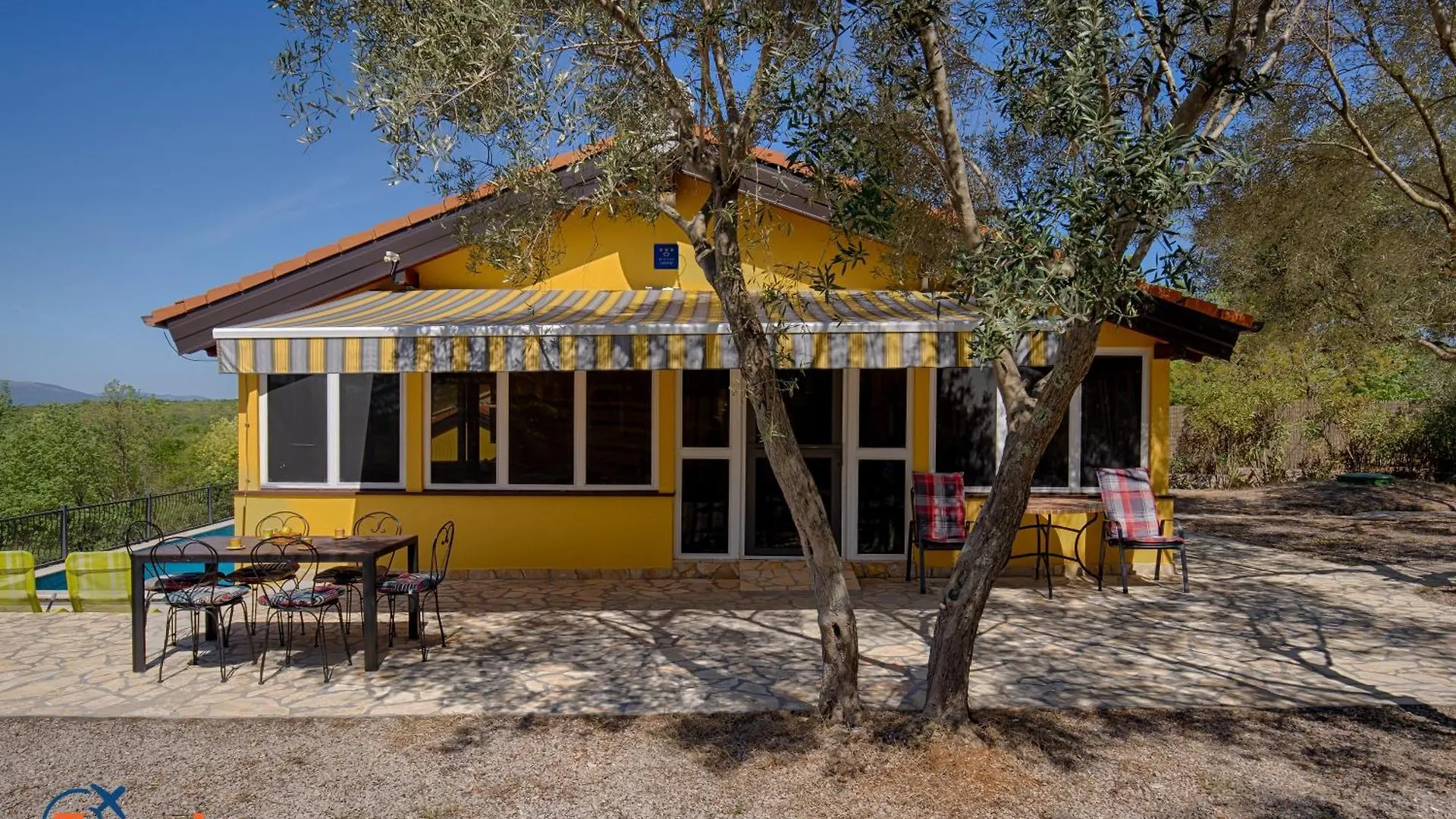 Romantic Villetta With Pool, Large Garden With Olive Trees Near The Beach - By Traveler Tourist Agency Krk - Id 2202 Skrbcici Holiday home