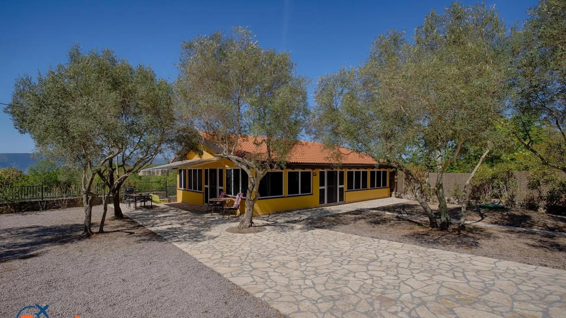 Romantic Villetta With Pool, Large Garden With Olive Trees Near The Beach - By Traveler Tourist Agency Krk - Id 2202 Skrbcici 0*,